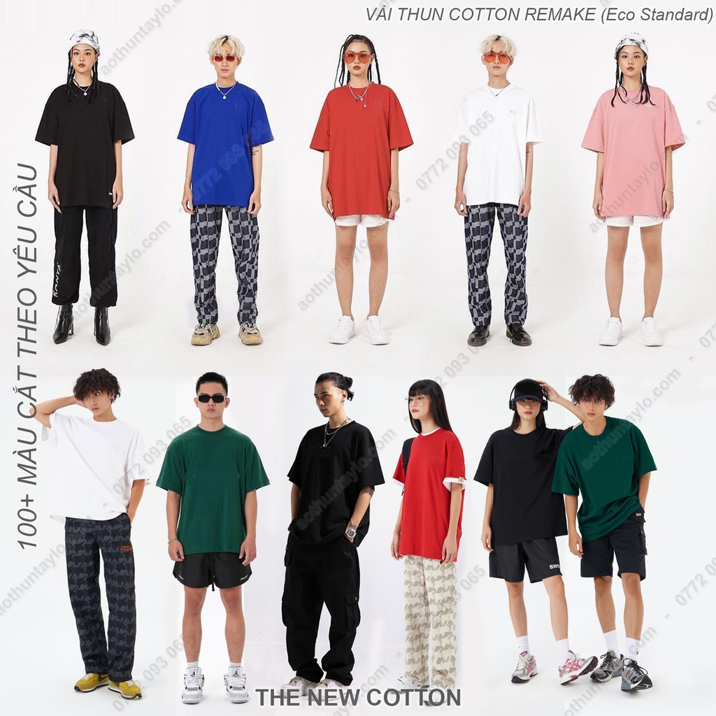 Xưởng Áo Thun Cotton Tiêu Chuẩn Local Brand | Chuyên Sỉ Phôi Áo Trơn Giá Gốc Tp Hcm