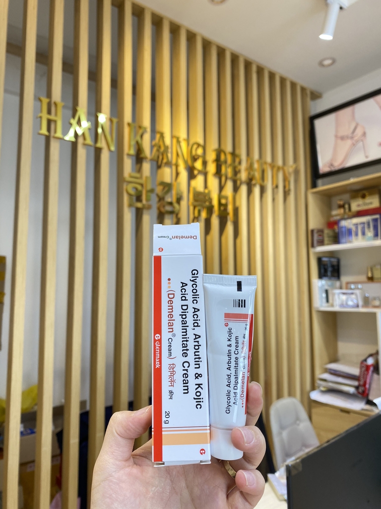 Kem dưỡng trị nám, da thâm sạm Glenmark Glycolic Acid, Arbutin & Kojic Acid Dipalmitate Cream Demelan