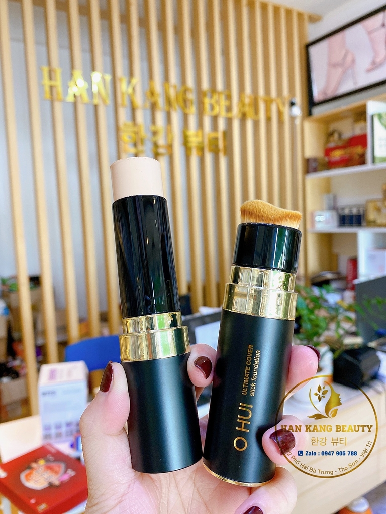 Kem nền dạng thỏi siêu che phủ và kiểm soát nhờn Ohui Ultimate Cover Stick Foundation 15g SPF 50+ PA+++