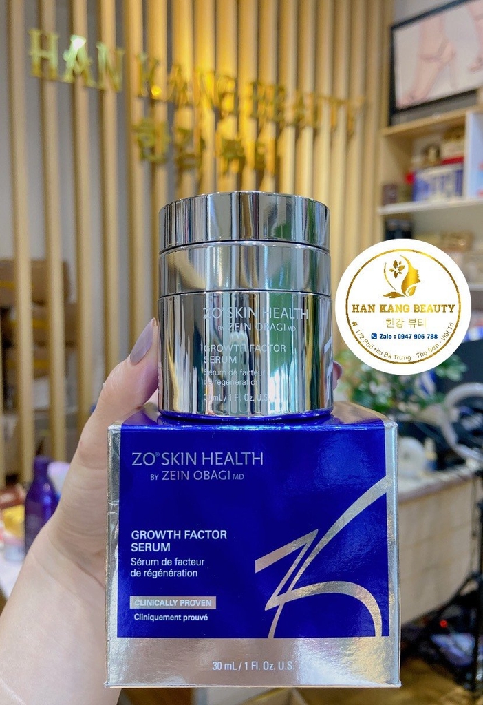 Serum Phục Hồi, Tăng Độ Ẩm, Làm Khoẻ Da Zo Skin Health Growth Factor Serum 30ml