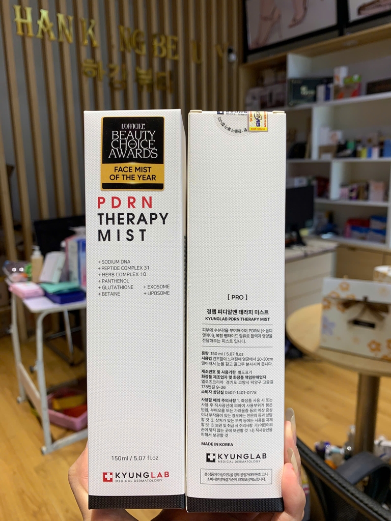 Xịt khoáng tế bào gốc phục hồi, cấp ẩm, sáng da Kyung Lab PDRN Therapy Mist 150ml mẫu mới