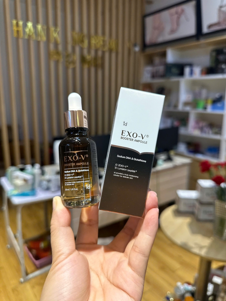 Serum dưỡng trắng da Exo-V booster Ampoule  Sodium DNA & Glutathione 30ml