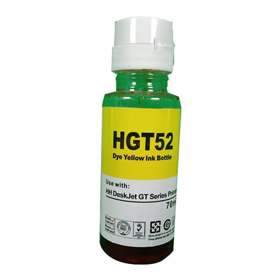 Lọ mực in phun màu xanh, đỏ, vàng HP GT52 (70ml)