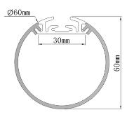 Led thanh nhôm O40-O120