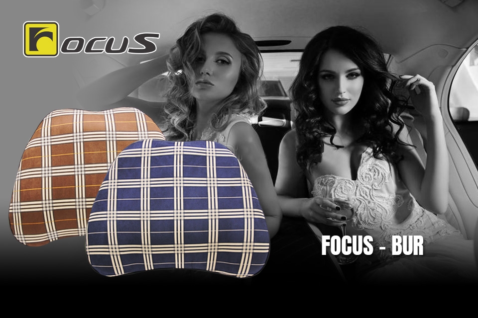 Tựa Lưng Cao Su Non FOCUS Bur FG-YM006-B Màu Lam - Nhập Khẩu Chính Hãng