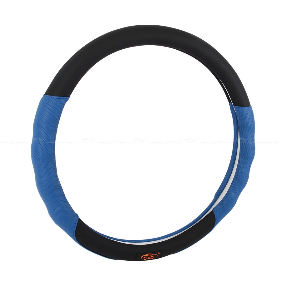 Bọc Vô Lăng CIND S048 Size M Màu Đen Lam - Nhập Khẩu Chính Hãng