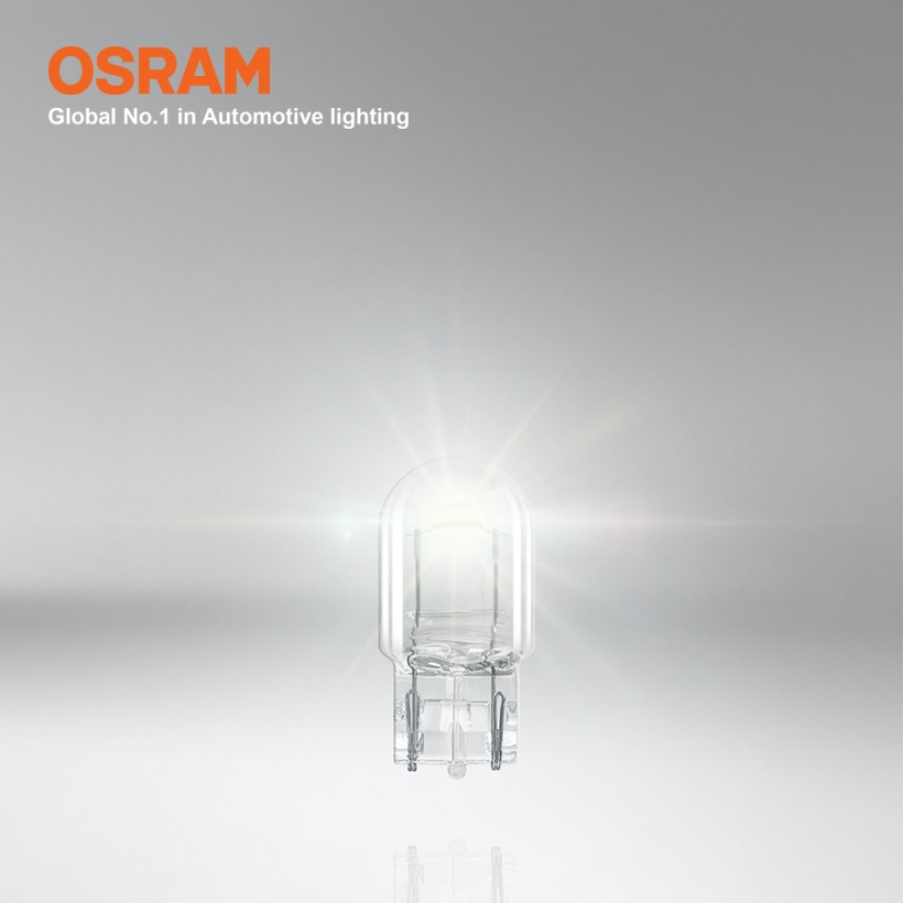Combo 2 Bóng Đèn Chân Ghim Lớn 1 Tim OSRAM Original T20 W21W 12V 21W - Nhập Khẩu Chính Hãng
