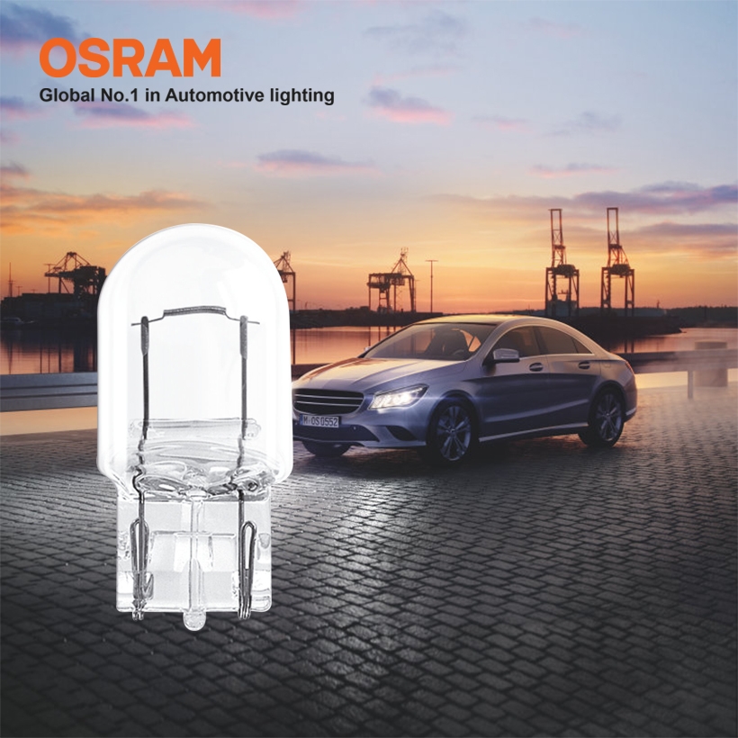 Combo 2 Bóng Đèn Chân Ghim Lớn 1 Tim OSRAM Original T20 W21W 12V 21W - Nhập Khẩu Chính Hãng