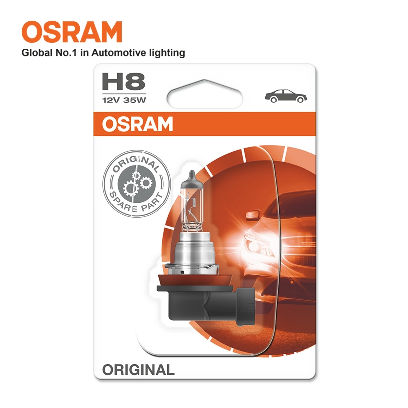 Bóng Đèn Halogen OSRAM Original H8 64212-01B 12V 35W - Nhập Khẩu Chính Hãng