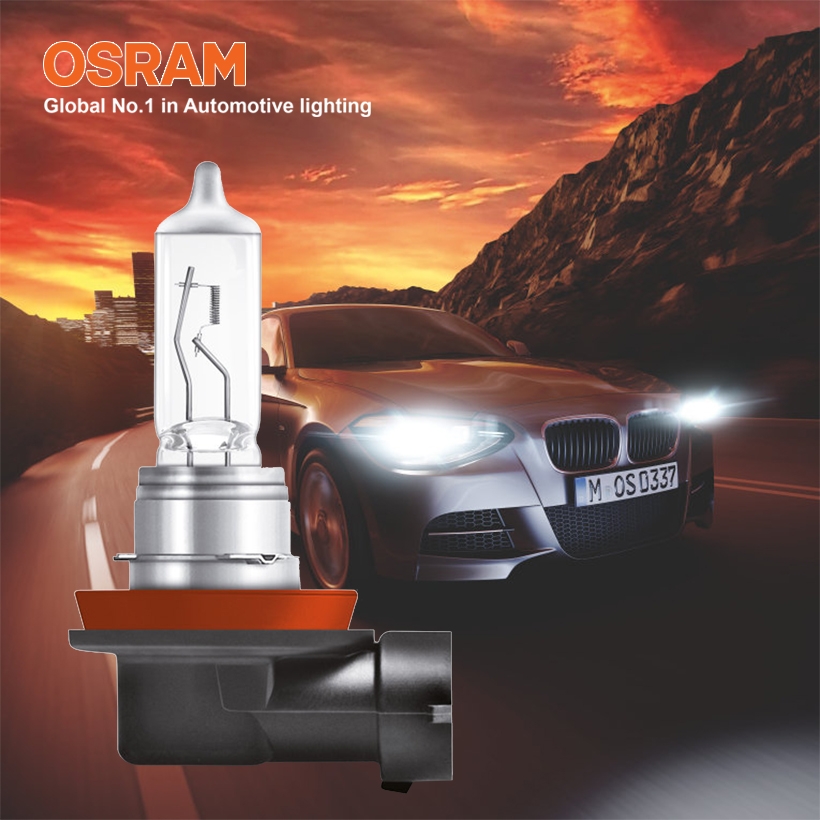 Bóng Đèn Halogen Tăng Sáng 100% OSRAM Night Breaker Silver H11 12V 55W - Nhập Khẩu Chính Hãng