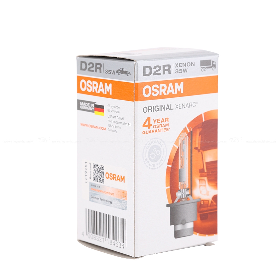 Bóng Đèn Xenon OSRAM Original D2R 66250 12V 35W - Nhập Khẩu Chính Hãng