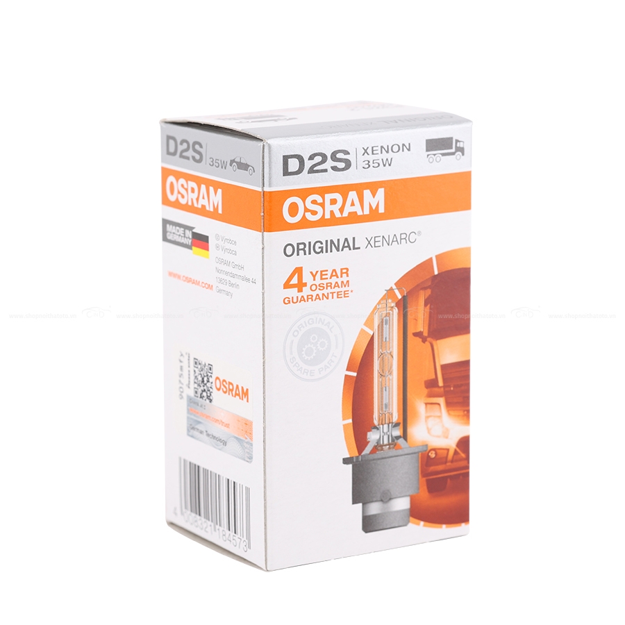 Bóng Đèn Xenon OSRAM Original D2S 66240 12V 35W - Nhập Khẩu Chính Hãng