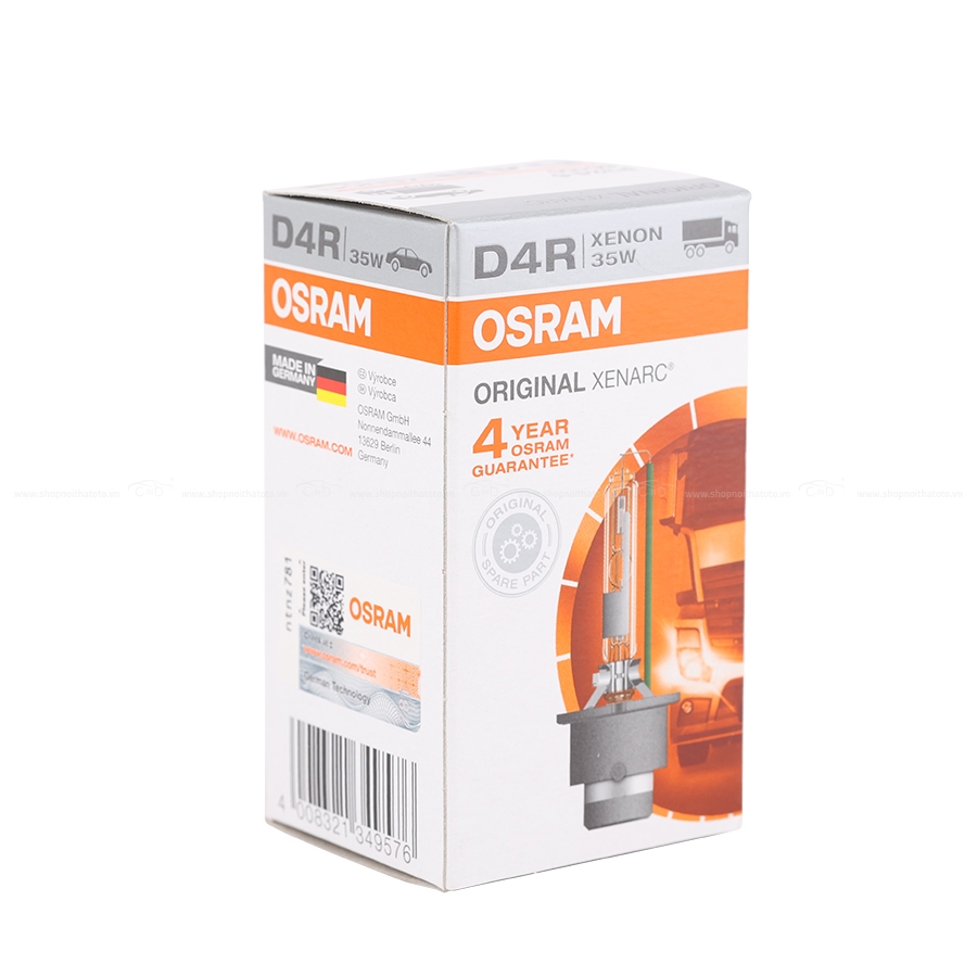 Bóng Đèn Xenon OSRAM Original D4R 66450 12V 35W - Nhập Khẩu Chính Hãng