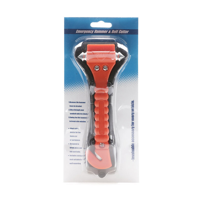 Búa Thoát Hiểm 2 Đầu Kèm Dao Cắt Dây An Toàn CIND 835 - Nhập Khẩu Chính Hãng