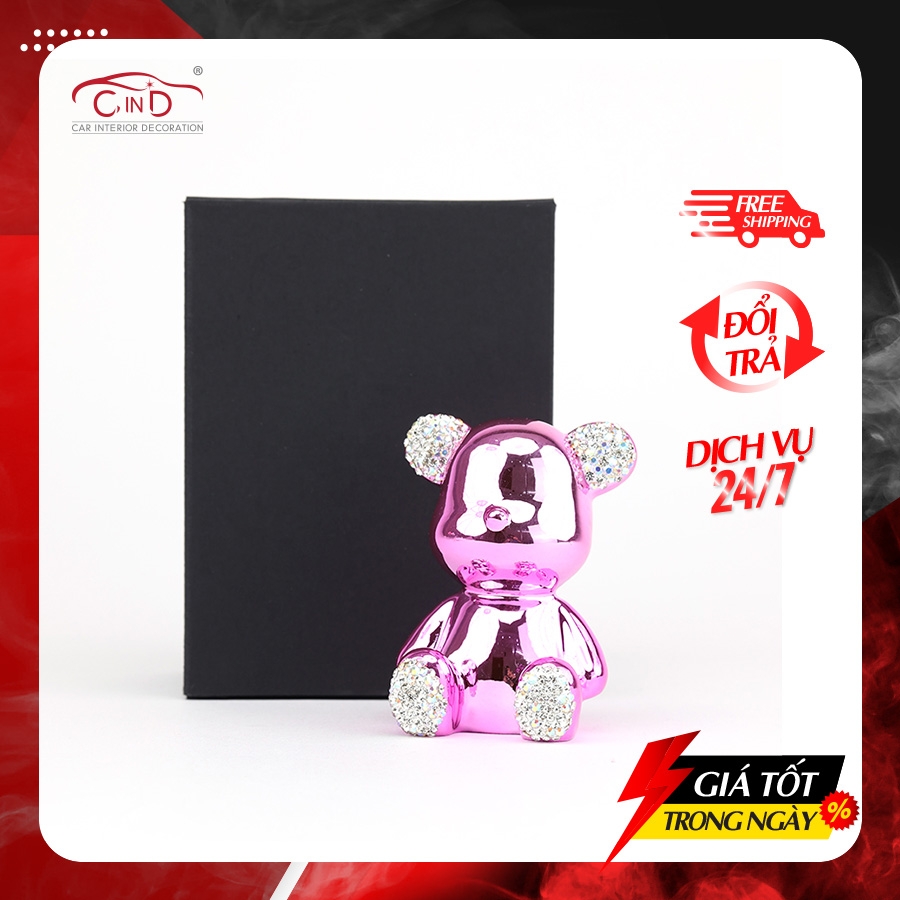 Decor Mô Hình Đính Đá Dễ Thương Trang Trí Taplo Ô Tô, Phụ Kiện Xe Hơi Sáng Tạo, Để Bàn Làm Việc CIND - Nhập Khẩu Chính Hãng