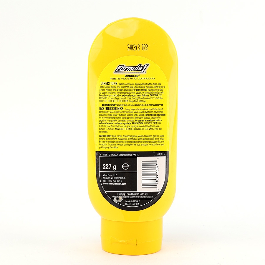 Kem Xóa Vết Xước Ô Tô FORMULA 1 613191 227g Phục Hồi Màu Sơn - Nhập Khẩu Chính Hãng