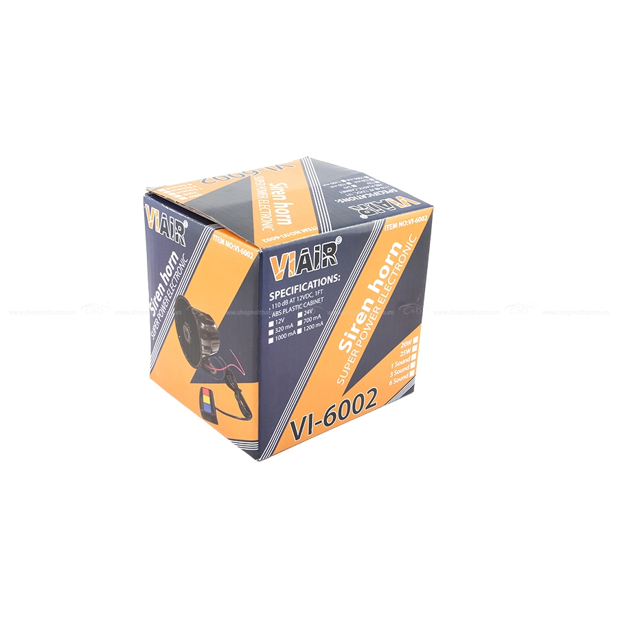 Kèn Hụ 1 Tiếng VIAIR ADX6002 12V - Nhập Khẩu Chính Hãng