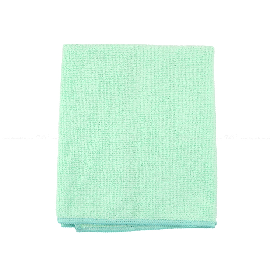 Khăn Lau Microfiber CIND Màu Lá (40*40cm) - Nhập Khẩu Chính Hãng