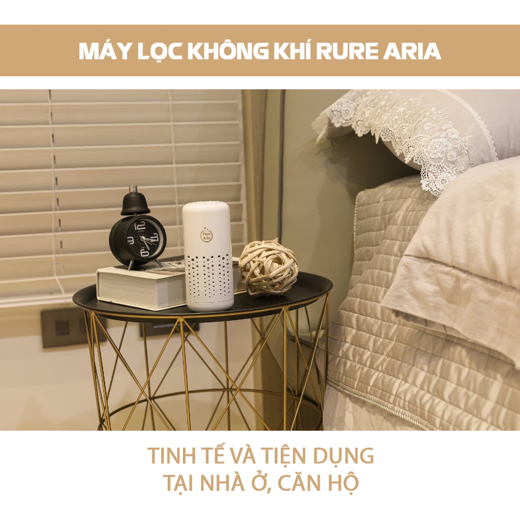 Máy Lọc Không Khí AIR-Q Pure Aria Q58-1 Màu Đen - Nhập Khẩu Chính Hãng