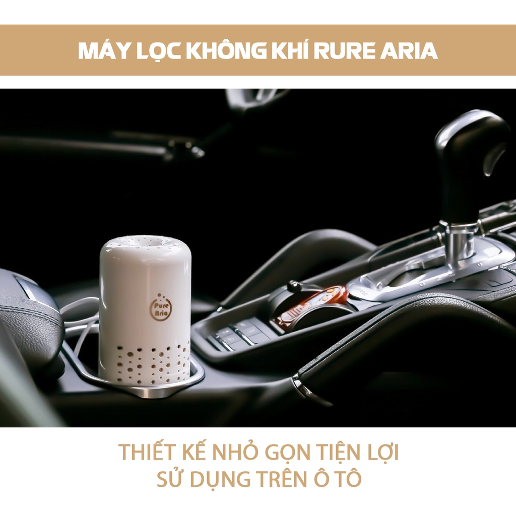 Máy Lọc Không Khí AIR-Q Pure Aria Q58-1 Màu Đen - Nhập Khẩu Chính Hãng