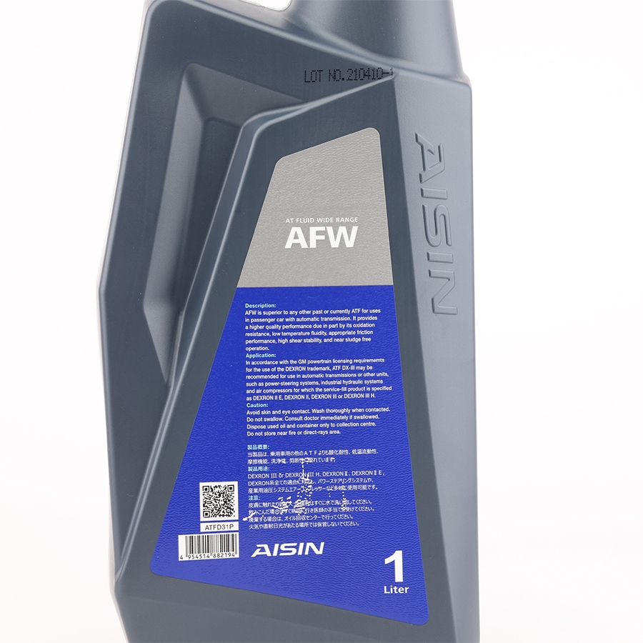 Nhớt Hộp Số Tự Động AISIN ATFD31P AFW Dexron III 1L - Nhập Khẩu Chính Hãng