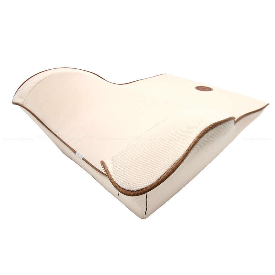 Tựa Lưng Ô Tô Cao Su Non Vải Nỉ CIND G002 Màu Kem - Nhập Khẩu Chính Hãng