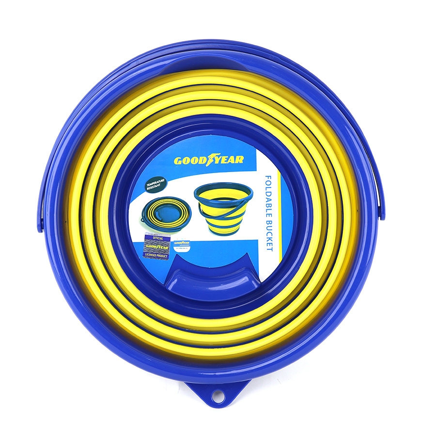Xô Đựng Gấp Gọn GOODYEAR GY-2228 Dung Tích 10L Đa Năng Có Móc Treo Tiện Dụng Chất Liệu Siêu Bền - Nhập Khẩu Chính Hãng