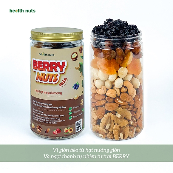 Hộp hạt và trái cây Nuts Fruit Mix 500g