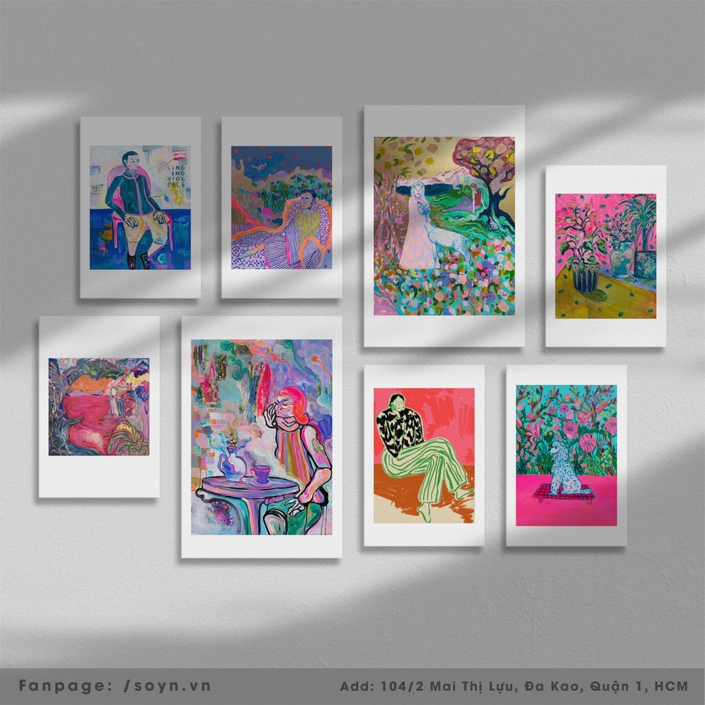 Bộ tranh treo tường hiện đại, phong cách cổ điển, Classic, Soyn SE520