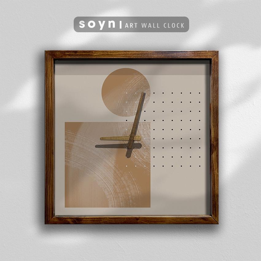 Đồng hồ treo tường gỗ Artclock Soyn C134