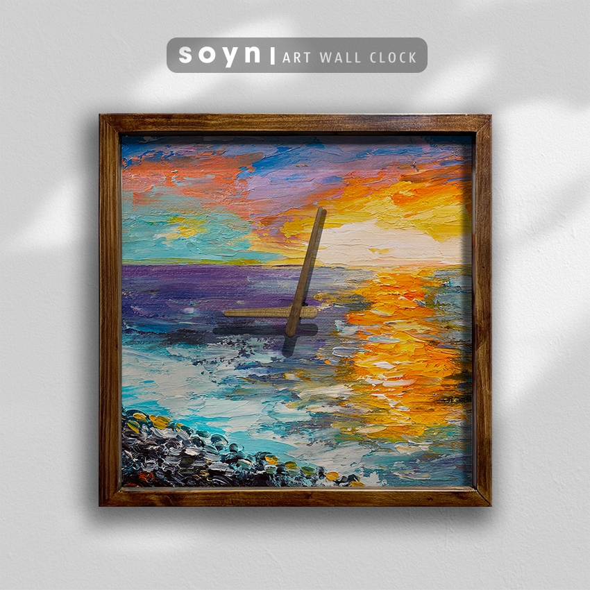 Đồng hồ treo tường gỗ Artclock Soyn C35