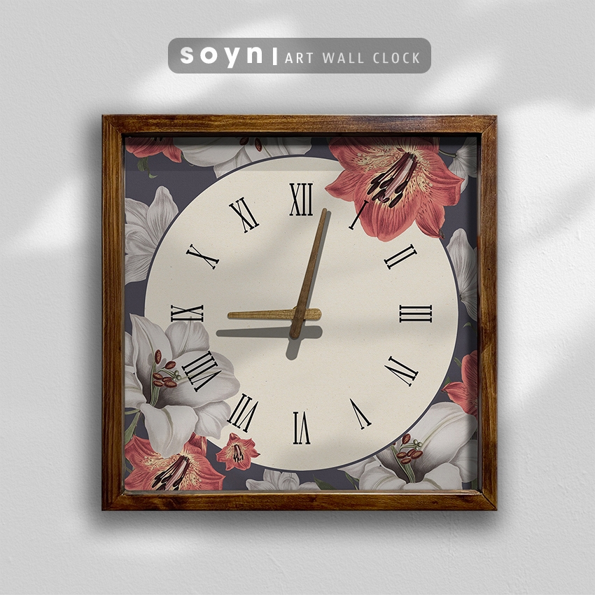 Đồng hồ treo tường gỗ Artclock Soyn C51B