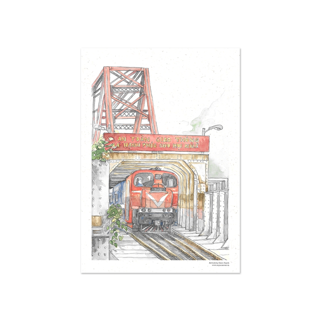 Tranh Poster Góc Phố Hà Nội HN04 | Soyn x Diễm Huỳnh