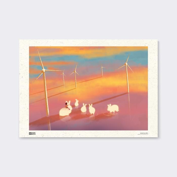 Tranh Poster A New Journey | Đốm Illustration