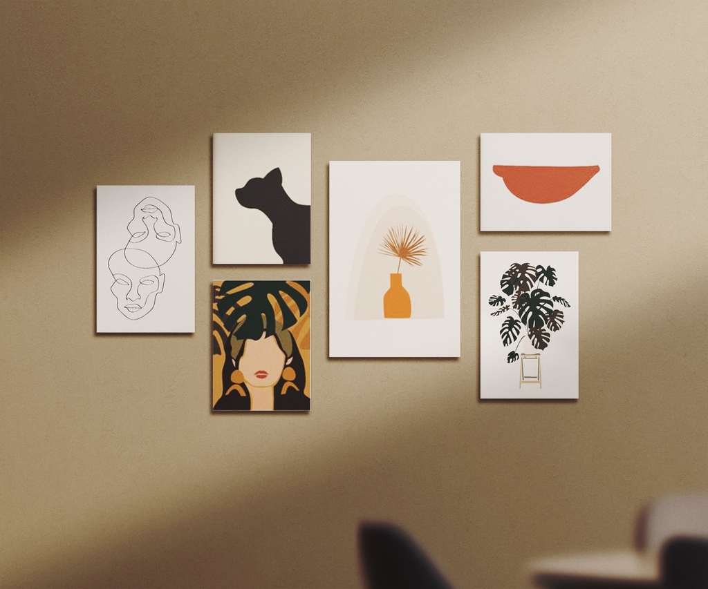 Bộ tranh Fashion, Lifestyle, Modern Art, Boho, Minimalism SE363