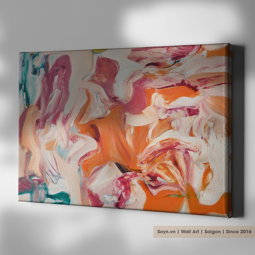 Tranh treo tường Cotton Canvas, Abstract / Trừu tượng, Tối giản, Soyn SU0338