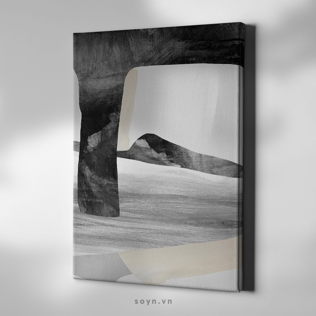 Tranh treo tường Cotton Canvas, Abstract / Trừu tượng, Tối giản, Soyn SU0378