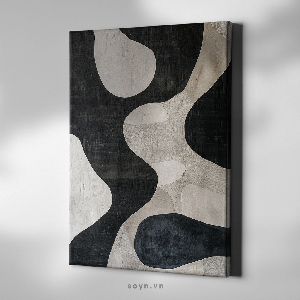 Tranh treo tường Cotton Canvas, Abstract / Trừu tượng, Tối giản, Soyn SU0379