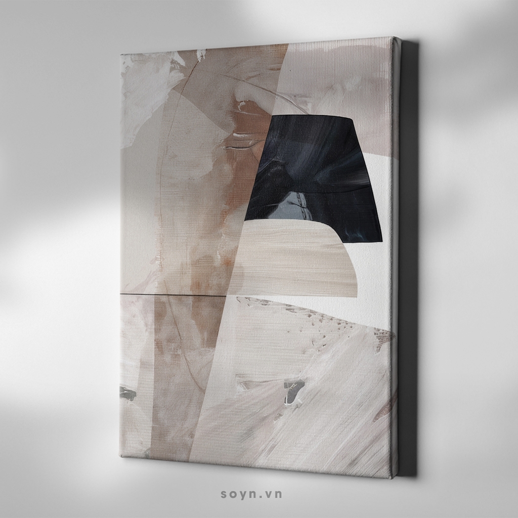Tranh treo tường Cotton Canvas, Abstract / Trừu tượng, Tối giản, Soyn SU0381