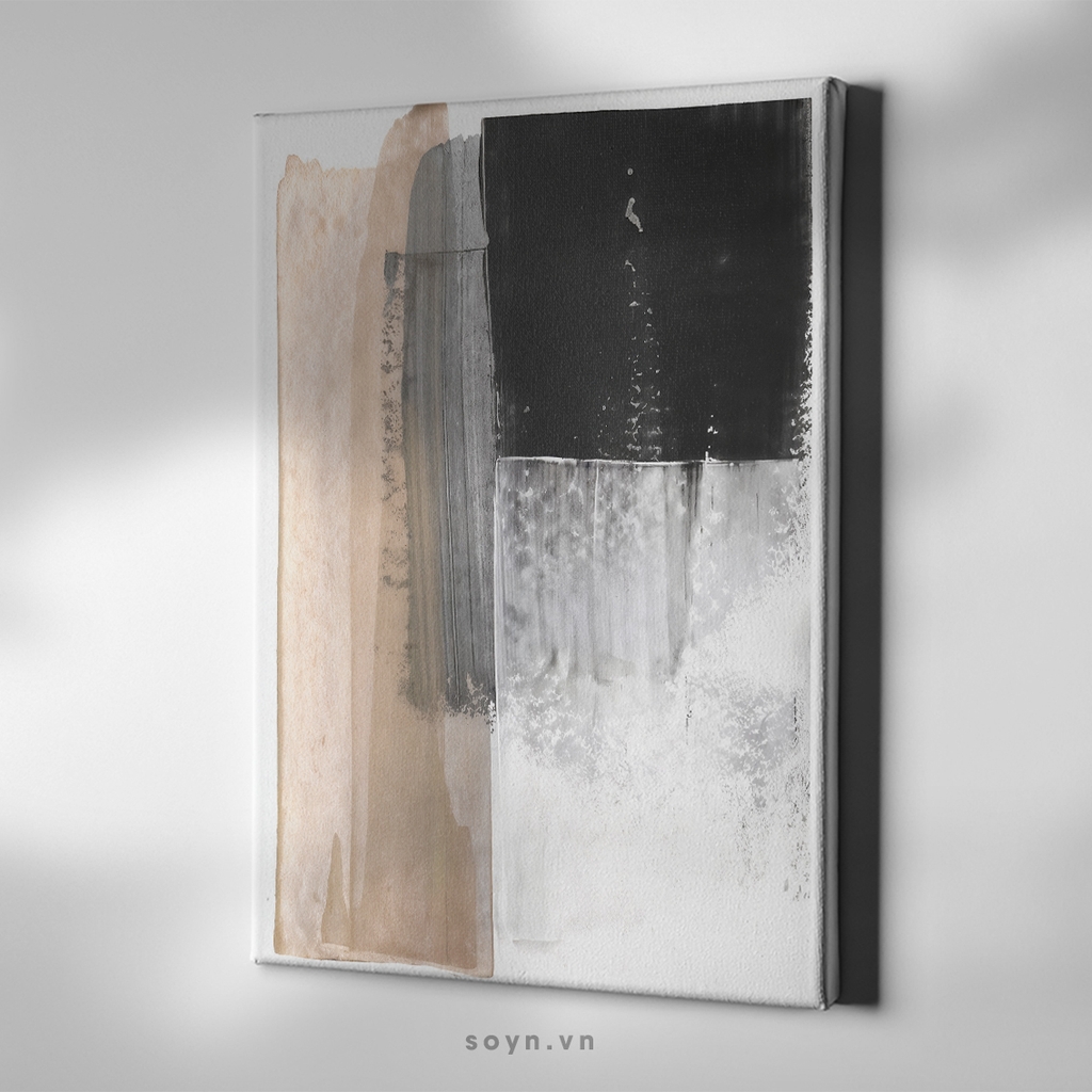 Tranh treo tường Cotton Canvas, Abstract / Trừu tượng, Tối giản, Soyn SU0382