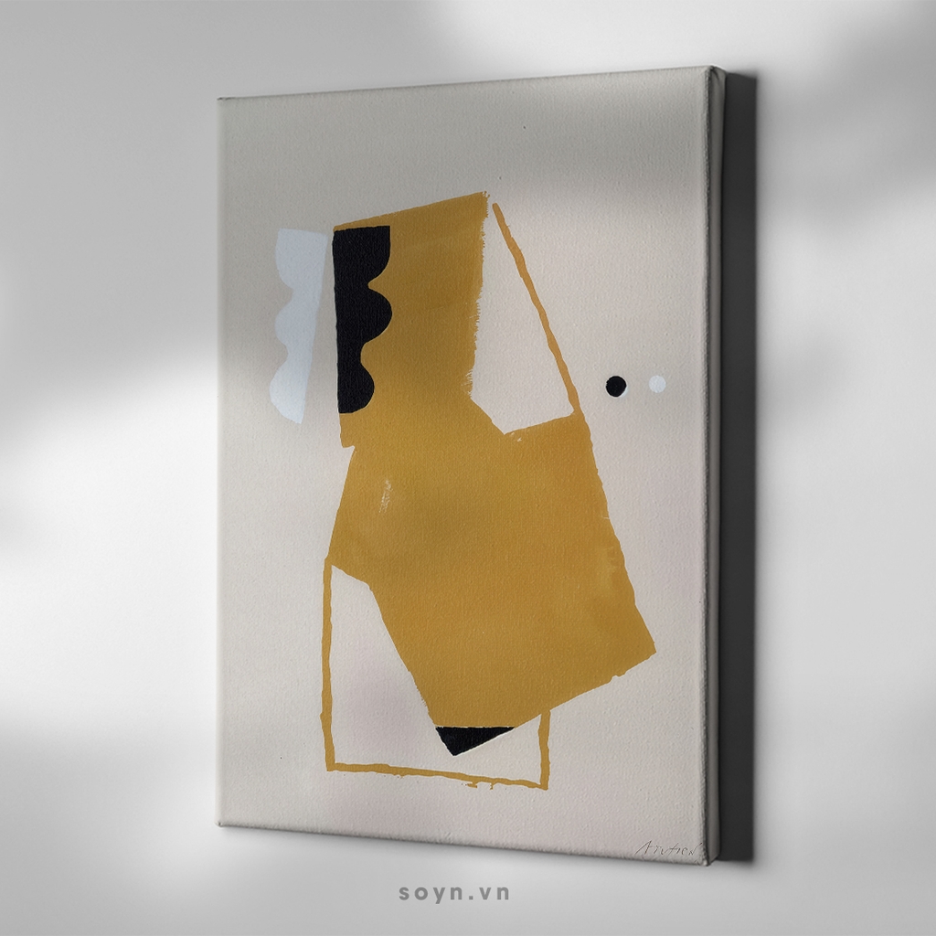 Tranh treo tường Cotton Canvas, Abstract / Trừu tượng, Tối giản, Soyn SU0387