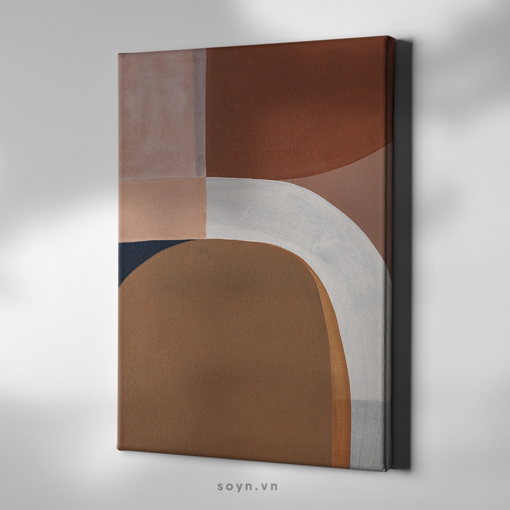 Tranh treo tường Cotton Canvas, Abstract / Trừu tượng, Tối giản, Soyn SU0401