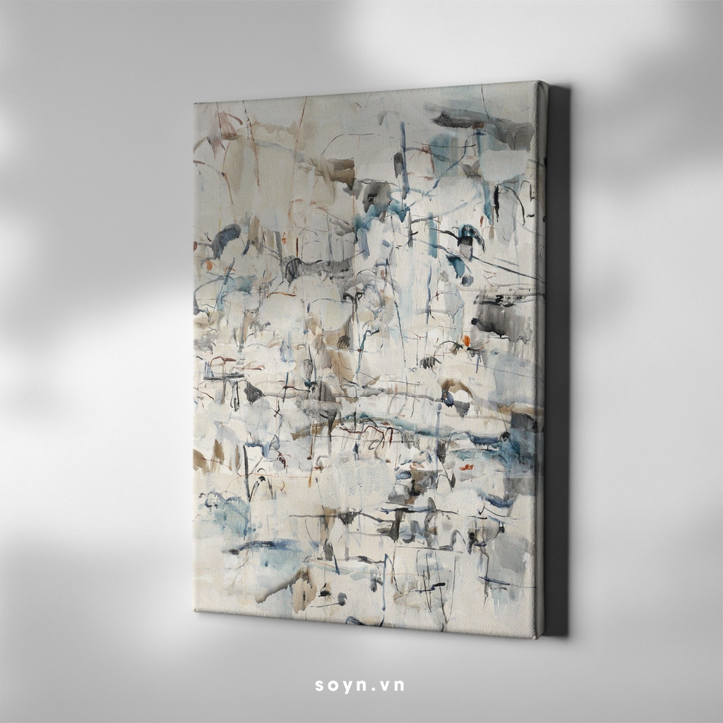 Tranh treo tường Cotton Canvas, Abstract / Trừu tượng, Tối giản, Soyn SU0439
