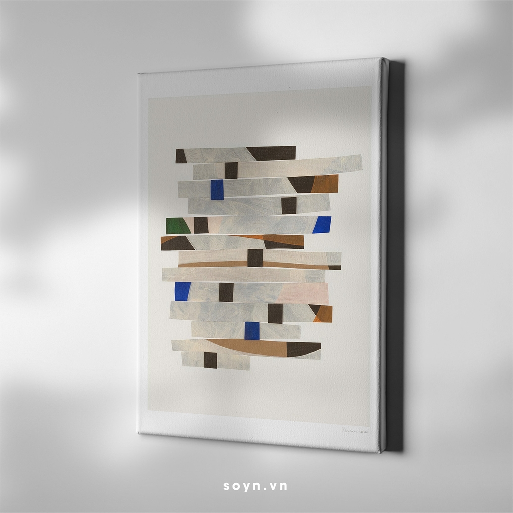 Tranh treo tường Cotton Canvas, Abstract / Trừu tượng, Tối giản, Soyn SU0448