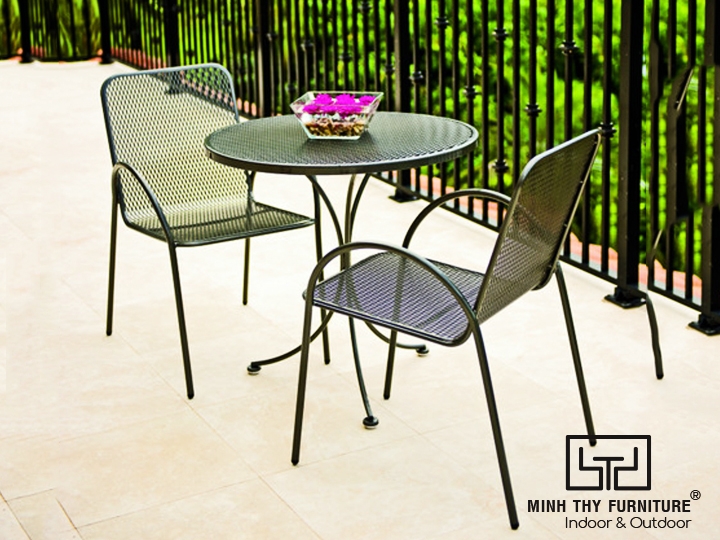 BÀN GHẾ SẮT BGS459