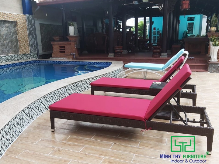 GHẾ HỒ BƠI MÂY NHỰA MT463