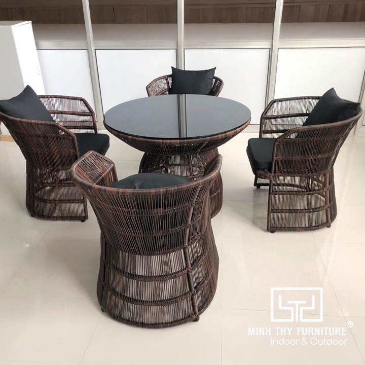 Bàn Ghế Nhựa Giả Mây MT2A240