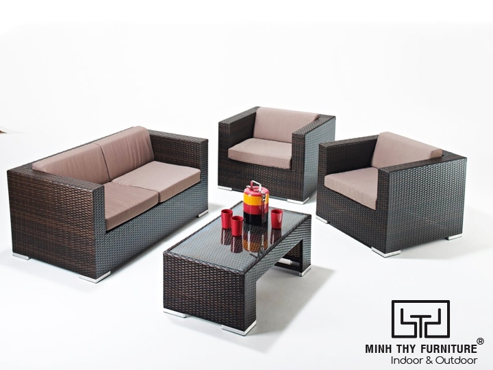 SOFA MÂY NHỰA MT154