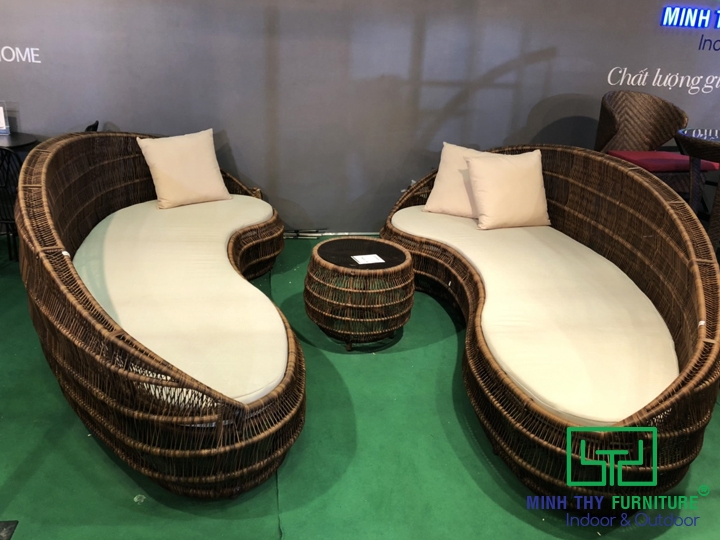SOFA NHỰA GIẢ MÂY MT1000