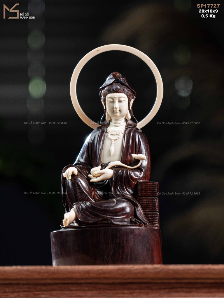 Tượng Phật tử đàn để bàn